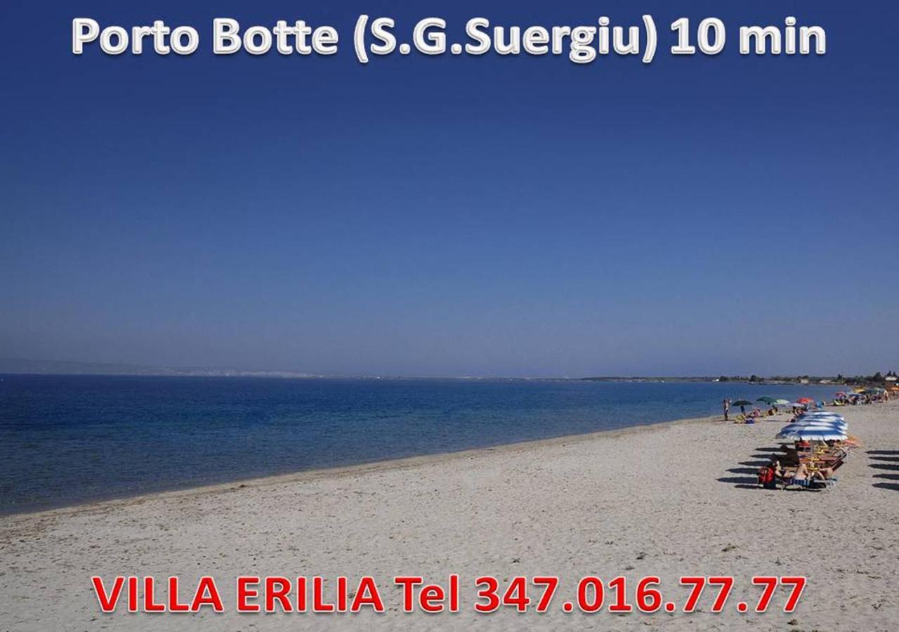 Villa Erilia San Giovanni Suergiu Ngoại thất bức ảnh